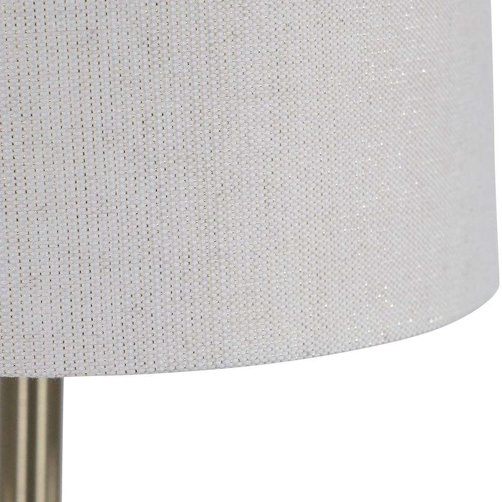 Genoa Buffet Lamp with White Shade 61cm