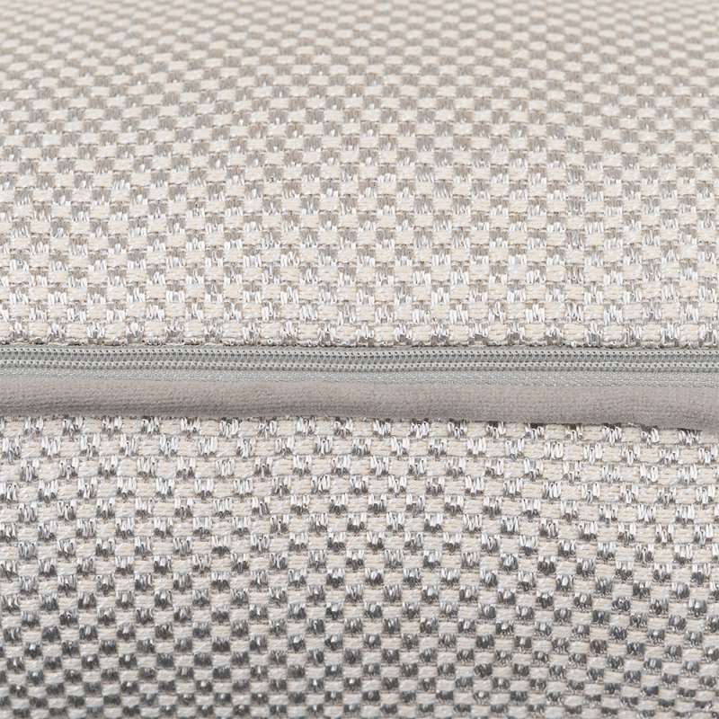 Scatter Box Anna 43x43cm Cushion, Cream/Silver