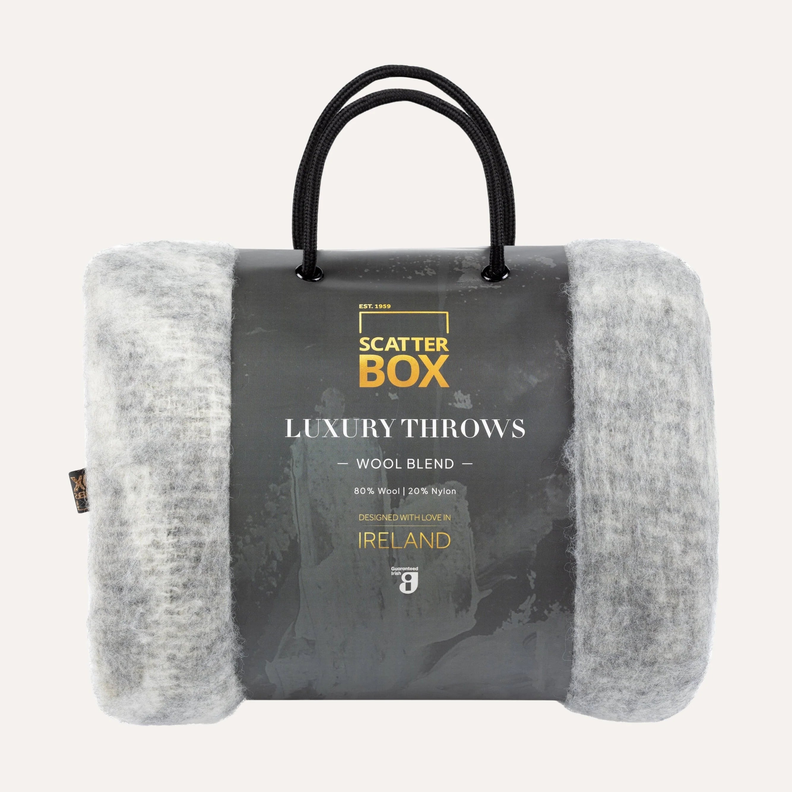 Jasper Throw Grey by Scatterbox