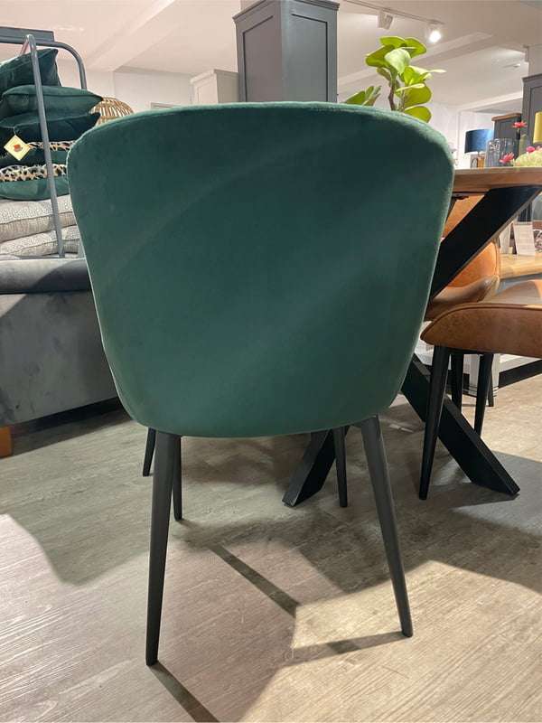 Ottawa Dining Chair Green Velvet
