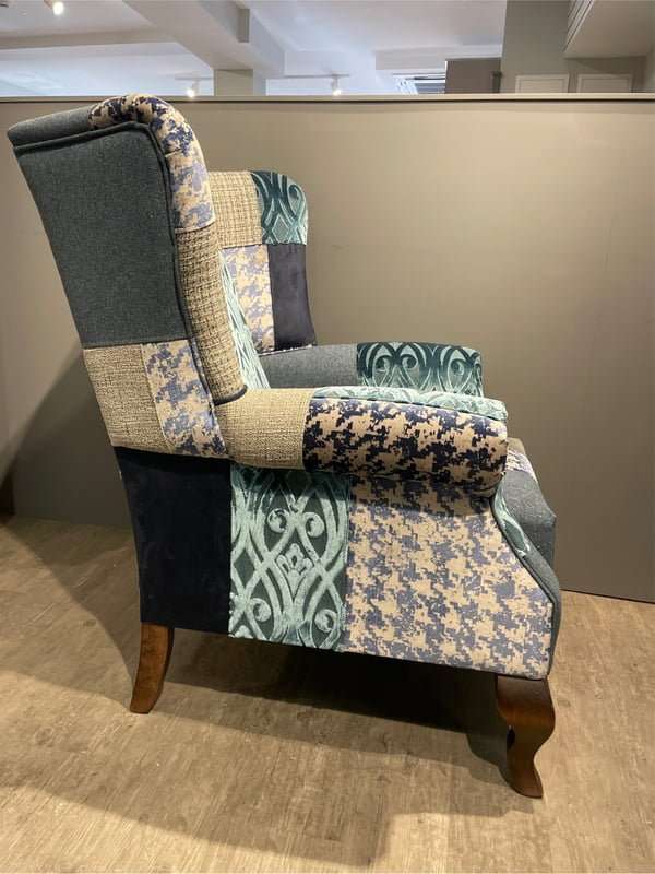 Queen Anne Patchwork Chair