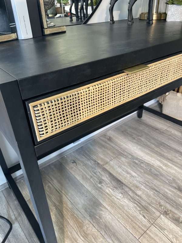 Adare Living Black Office Desk