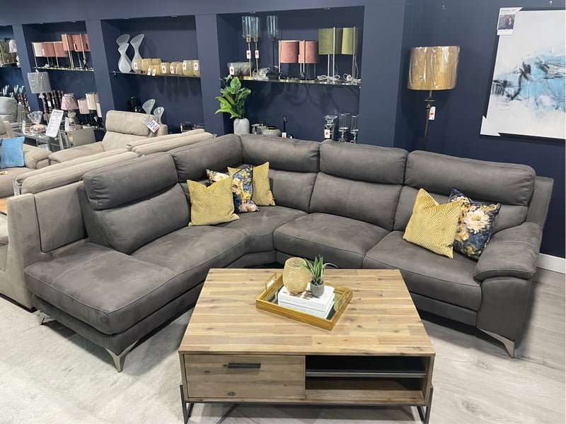 Lyon Corner Sofa Dark Grey