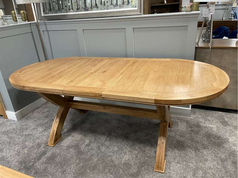 Chamonix Oval Extending Dining Table