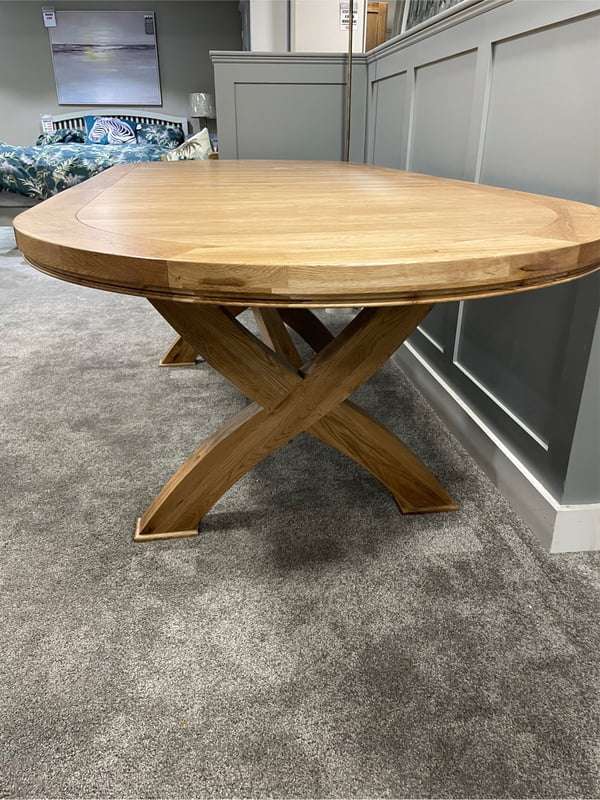 Chamonix Oval Extending Dining Table