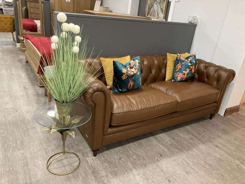 Chesterfield Leather Sofa