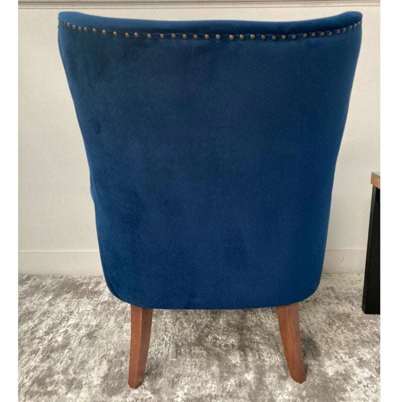 Myron Navy Armchair