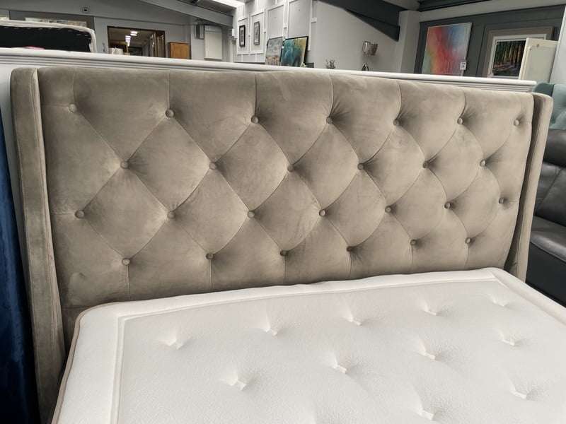 Hamprian 5' King Fabric Bedframe