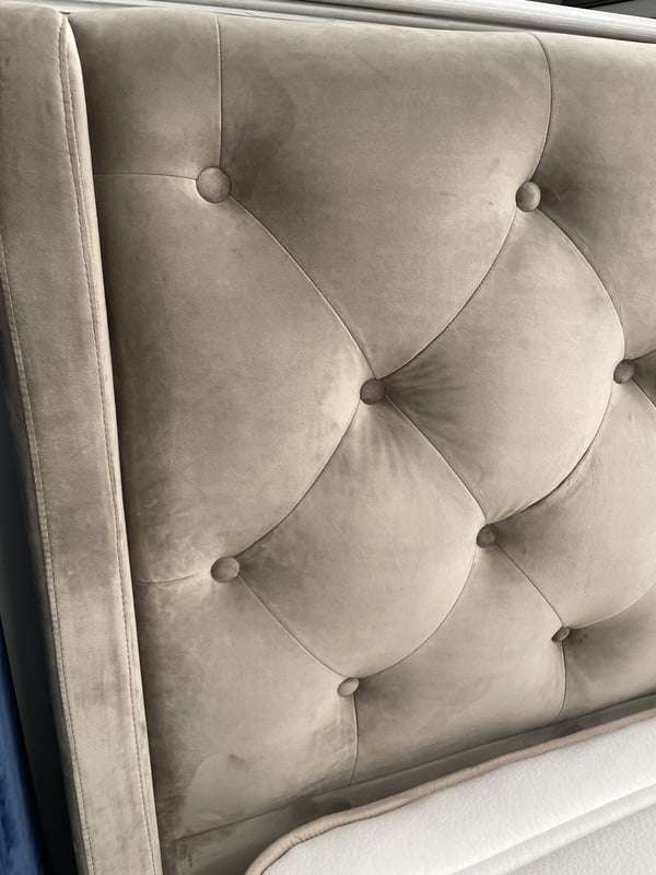 Hamprian 5' King Fabric Bedframe