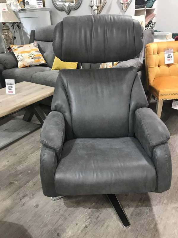 Swivel Chair & Footstool