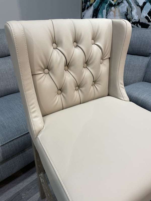 Pier Elephant's Breath PU Counter Stool