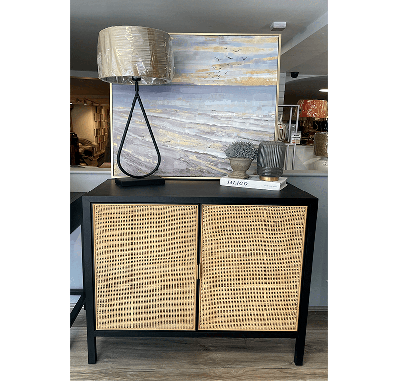 Adare Living Black Small Sideboard