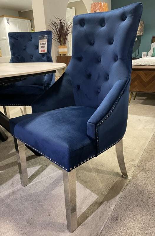 Randolf Navy Dining Chair