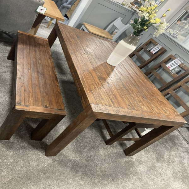 Seattle Dining Table, Bench & 3 Chairs