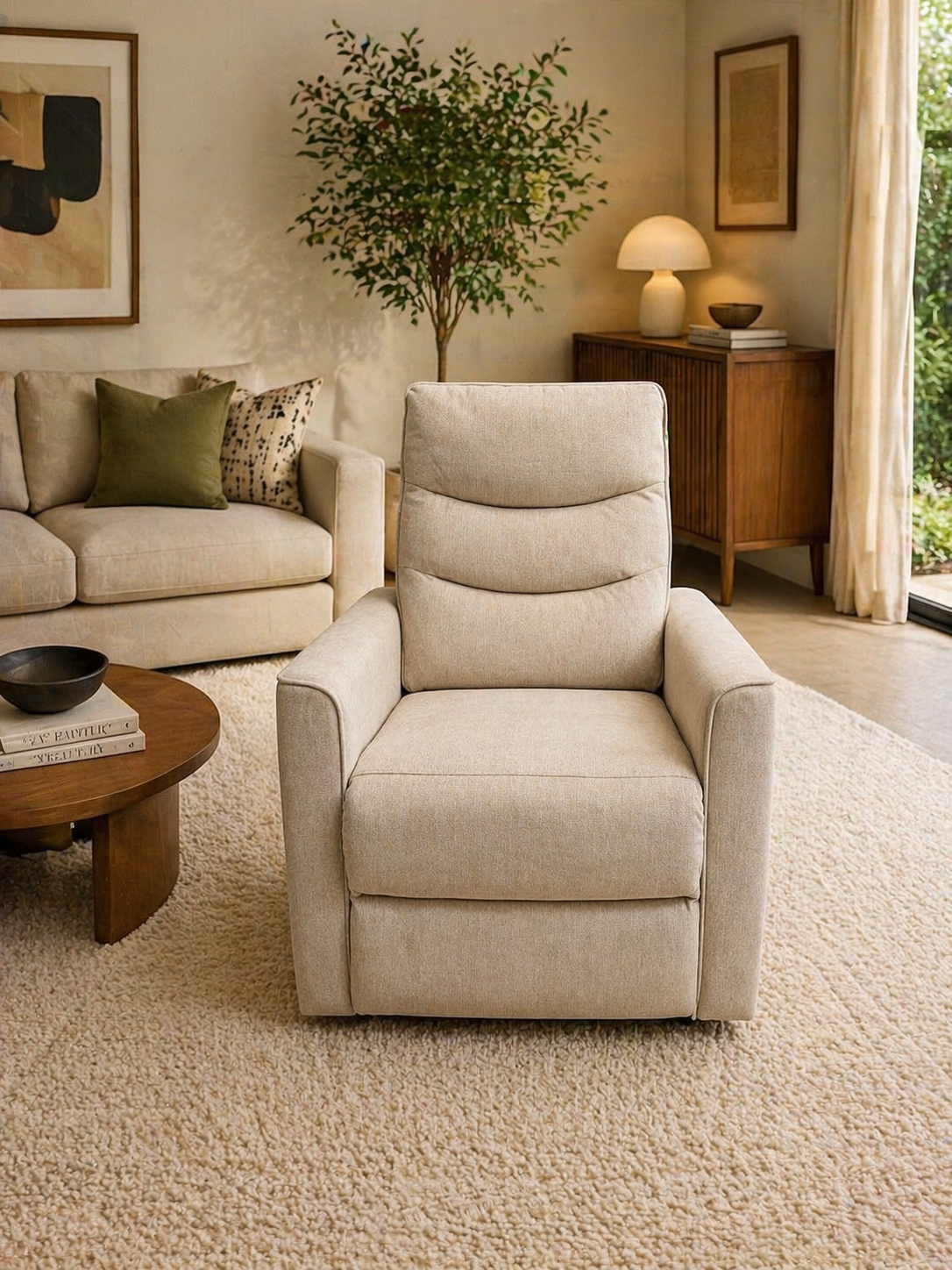 Tilt and Lift Chair Berline Beige