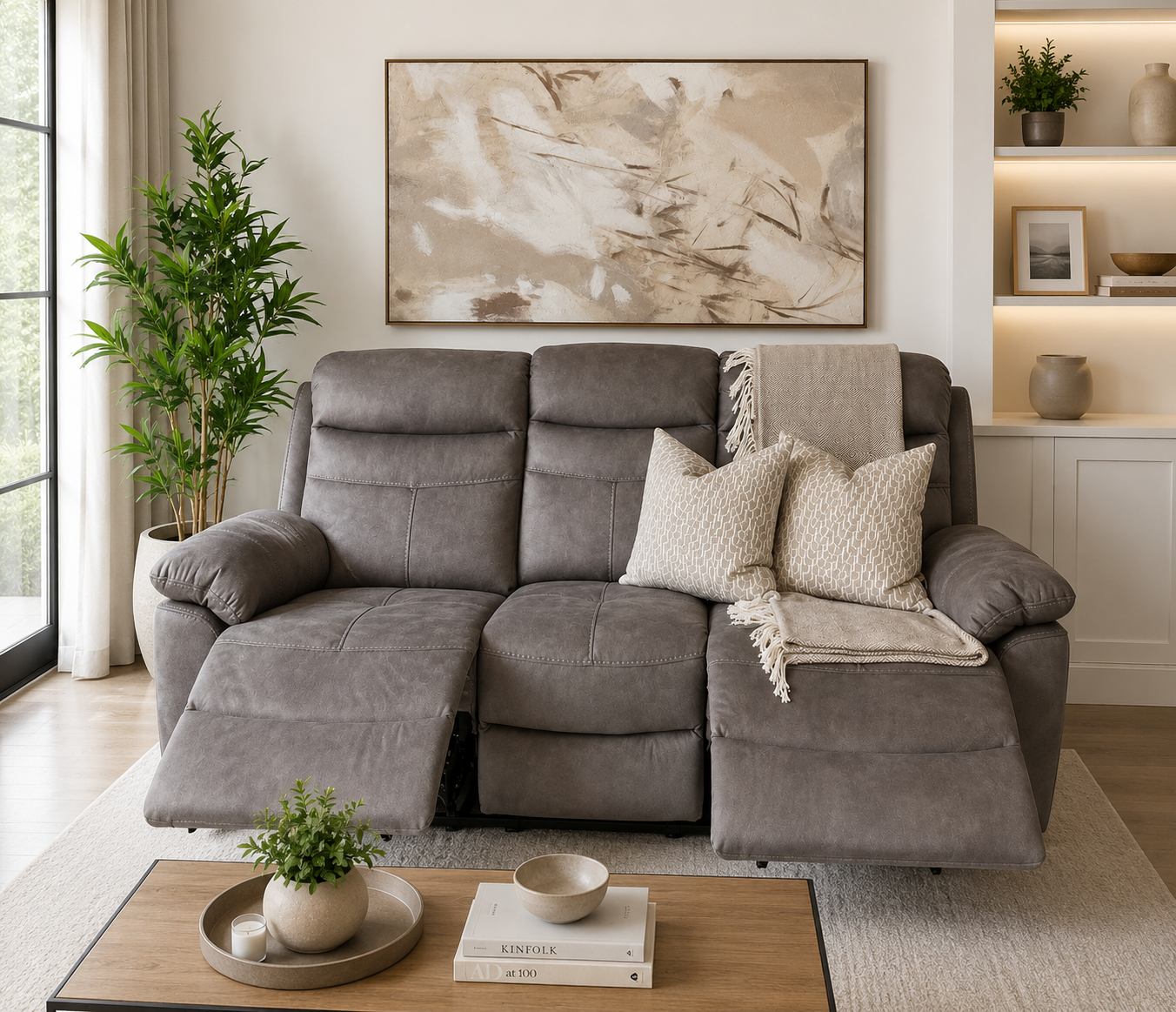 Pacific 3 Seater Recliner Sofa