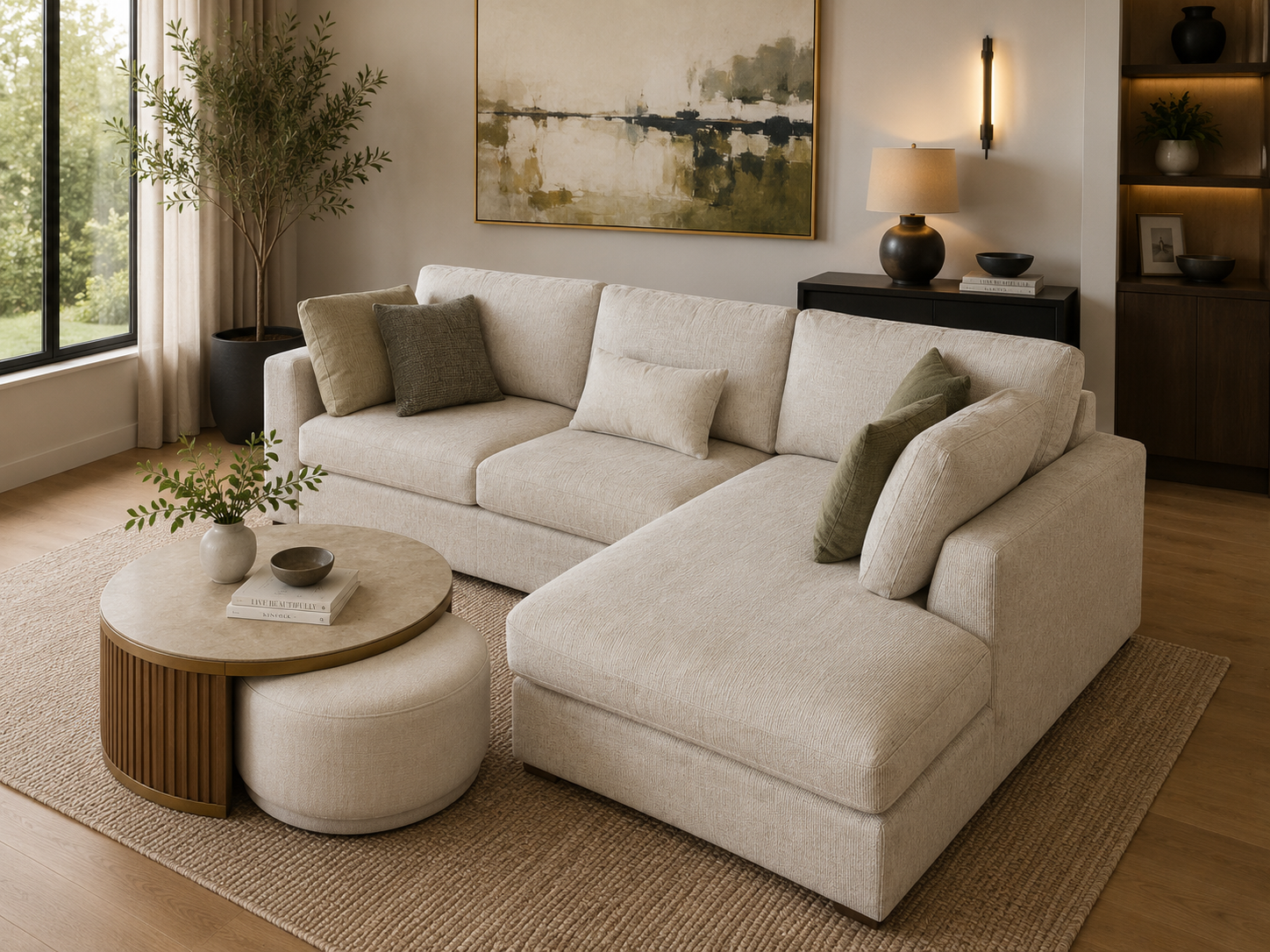 Ripley Chaise Sofa Graige Right Facing