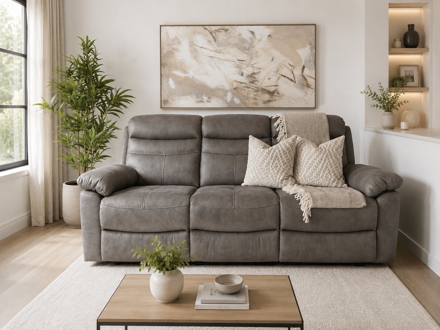 Pacific 3 Seater Recliner Sofa