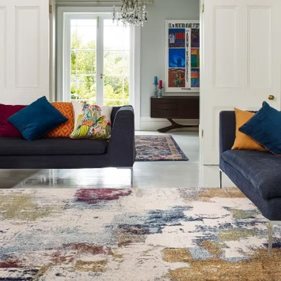 Nova Mustard Multi Rug NV22 by Asiatic