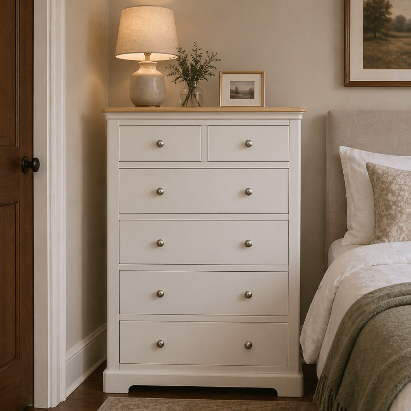 Chatsworth Tall Chest of Drawers 4+2