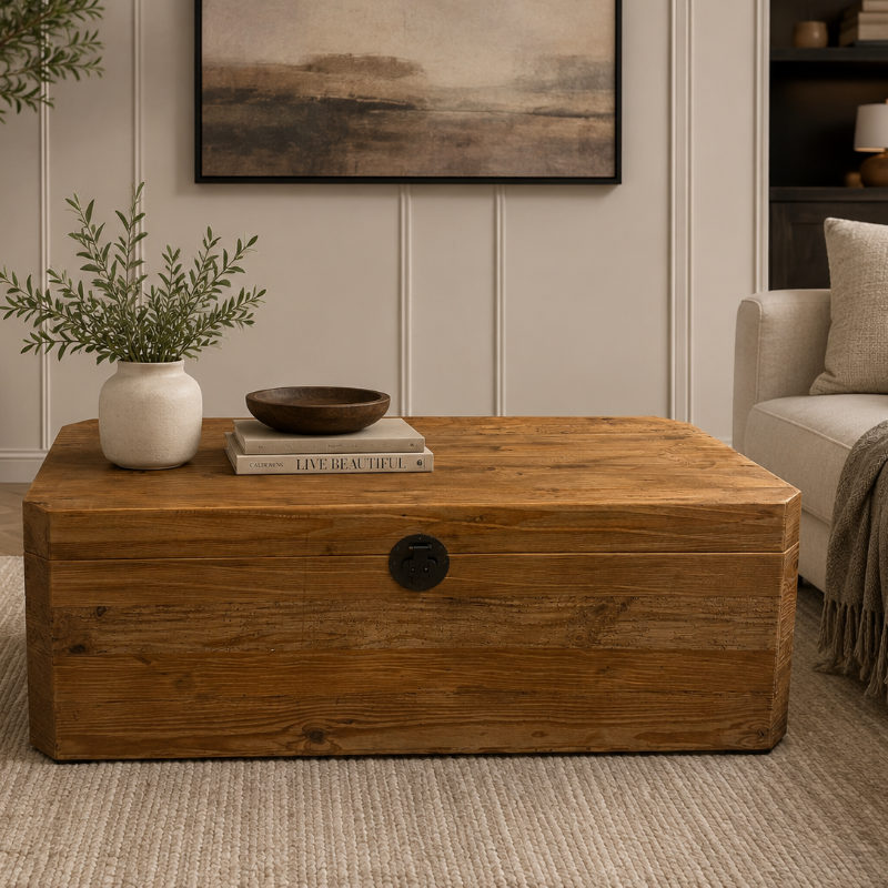 Barnwood Blanket Box
