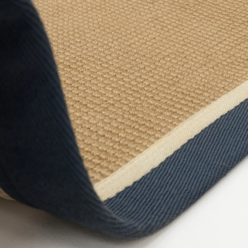 Asiatic Bordo Boucle Navy Cream Rug