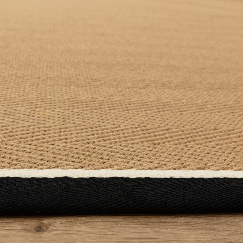 Asiatic Bordo Herringbone Charcoal Cream Rug