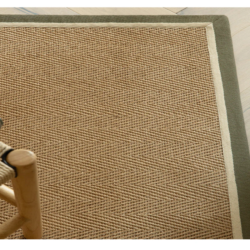 Asiatic Bordo Herringbone Khaki Cream Rug