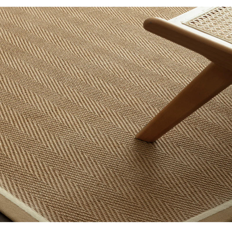 Asiatic Bordo Herringbone Cream Linen Rug