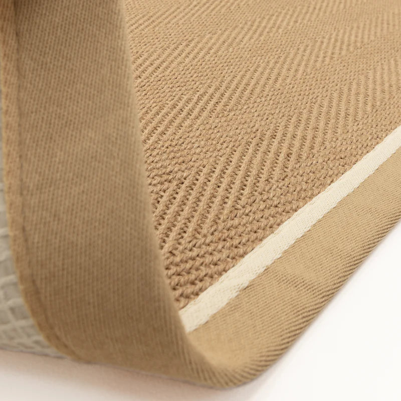 Asiatic Bordo Herringbone Linen Cream Runner