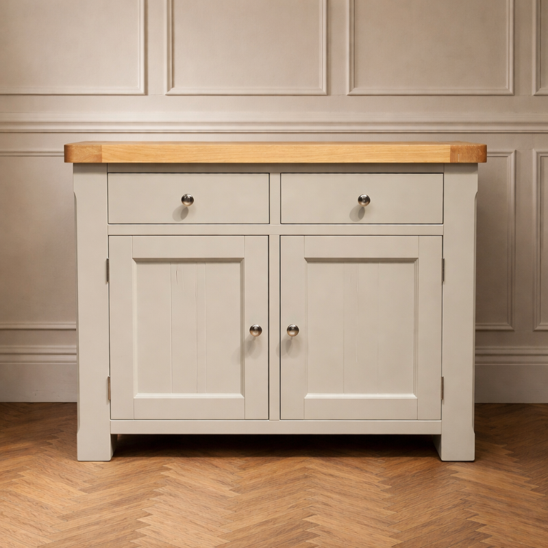 Athens Putty 2 Drawer 2 Door Sideboard