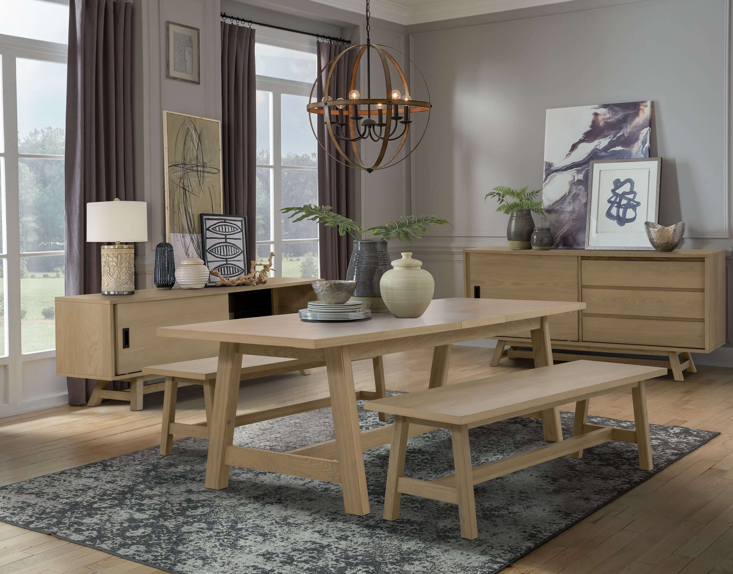 Highgrove Extending Dining Table 2.2mtr - 3.1mtr