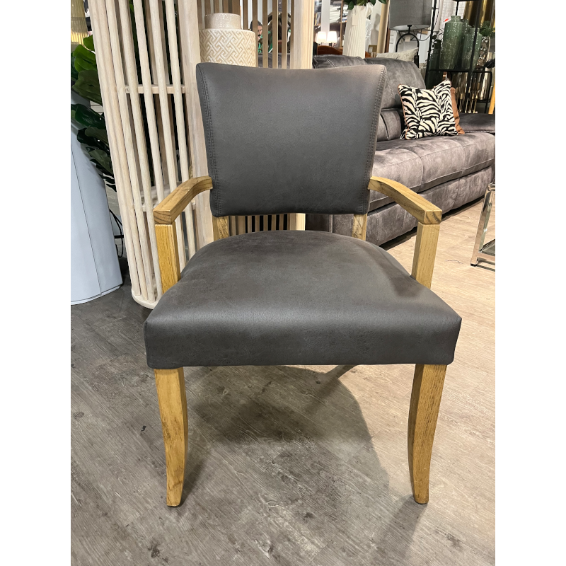 Doon Carver Dining Chair Grey