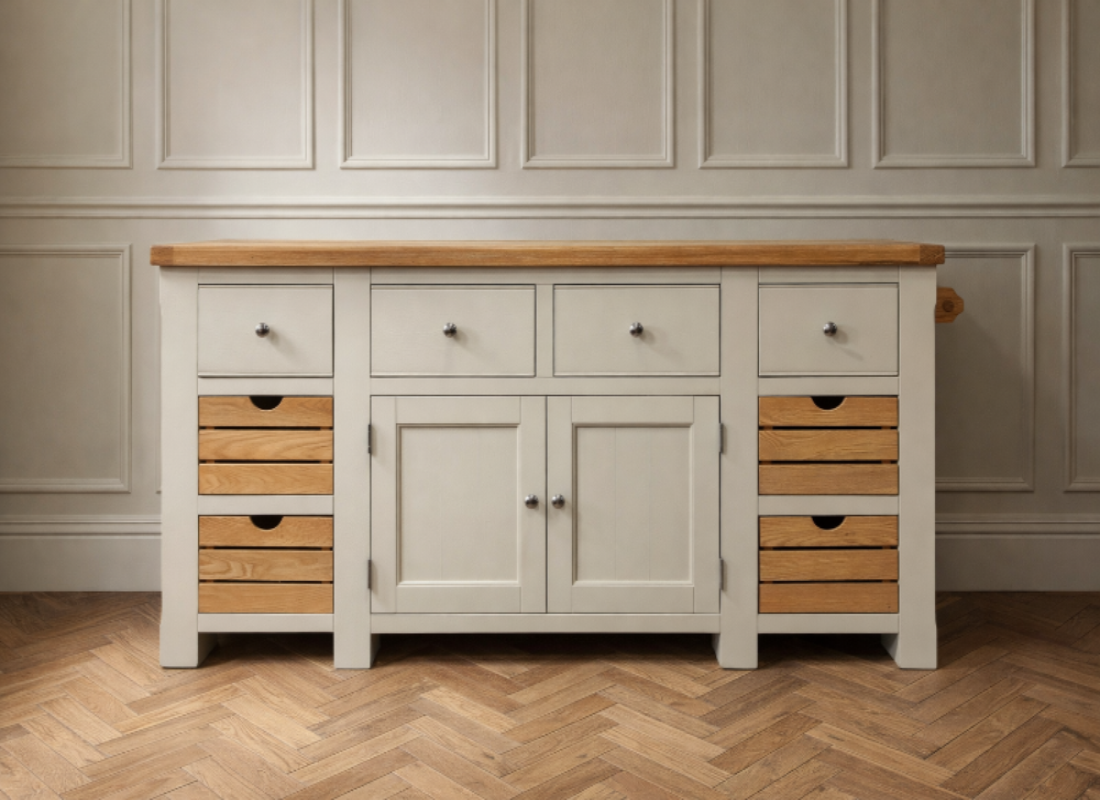 Athens Kitchen Island Stone