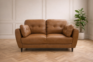 Lyle Leather 3 Seater Sofa
