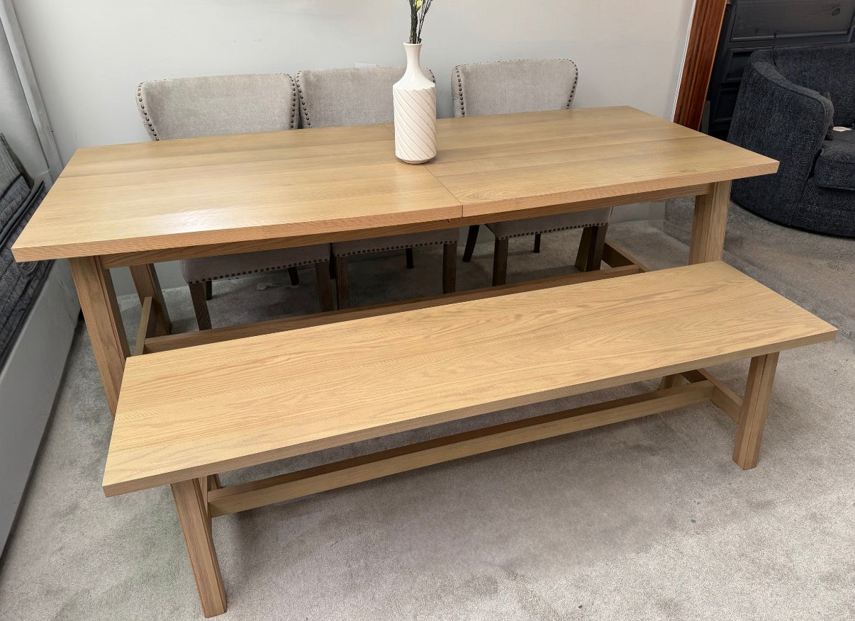 Highgrove Extending Dining Table 2.2mtr - 3.1mtr