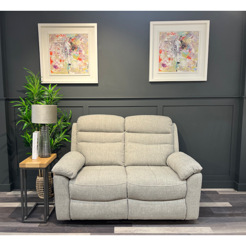 Gowan 2 Seater Grey Recliner Sofa