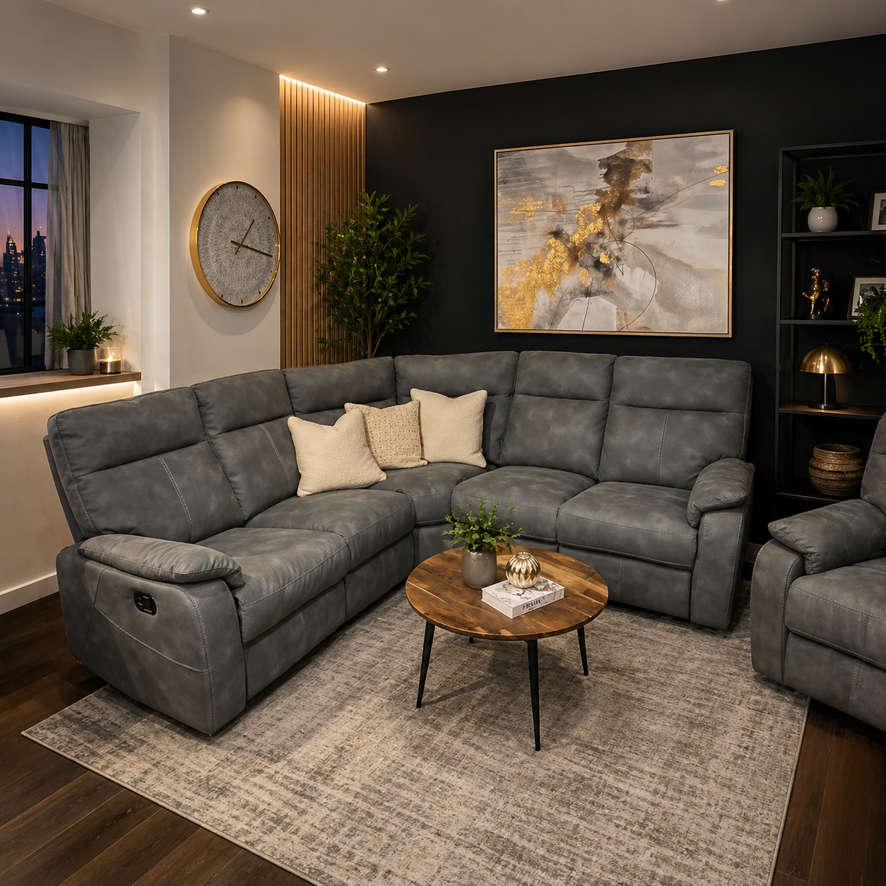 Randers Reclining Corner Sofa