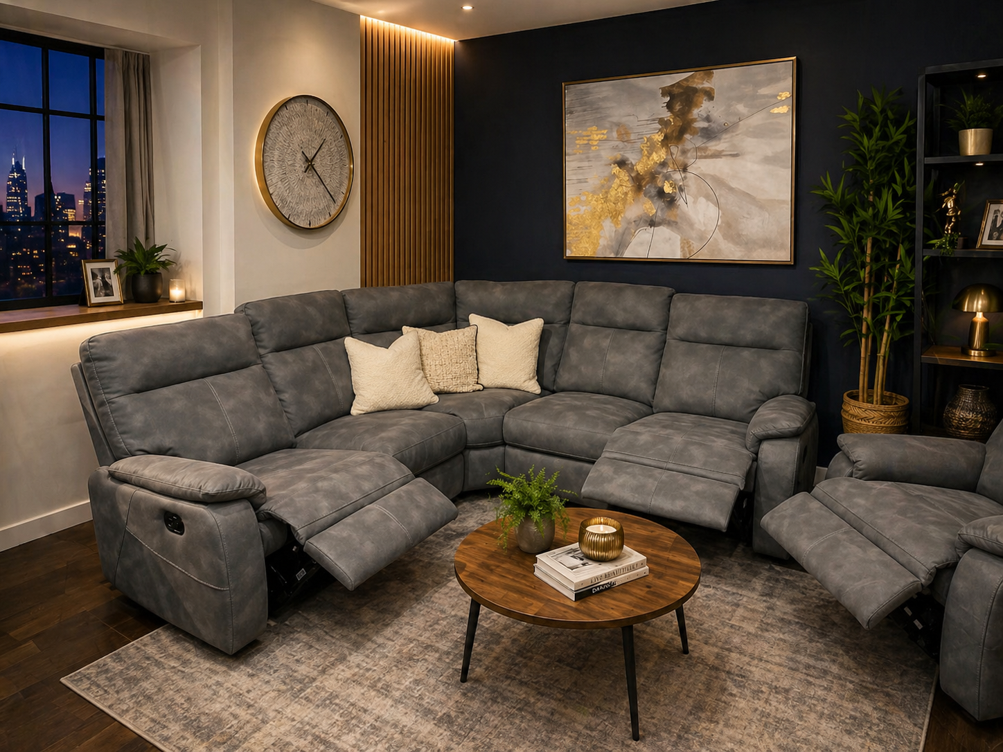 Randers Reclining Corner Sofa