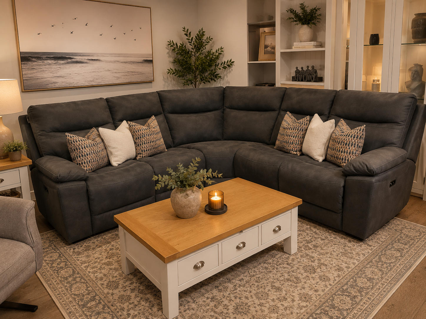 Malta Recliner Corner Sofa