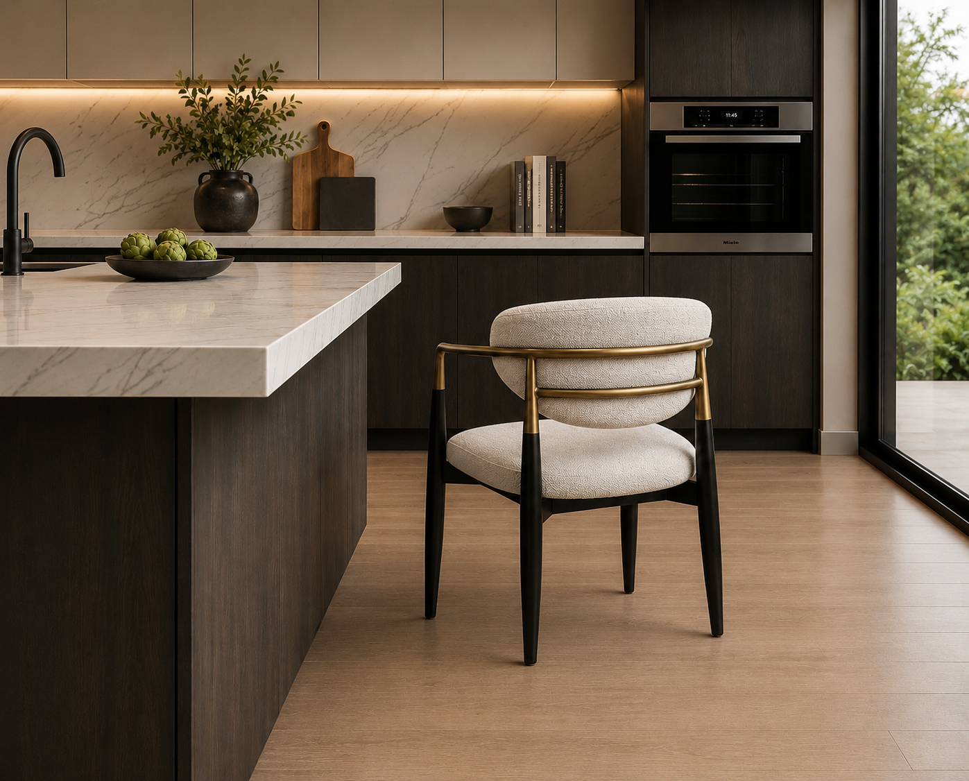 Orbit Dining Chair Cream