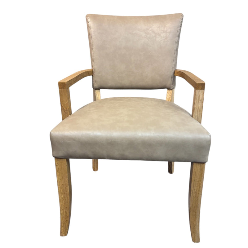 Doon Carver Dining Chair Putty