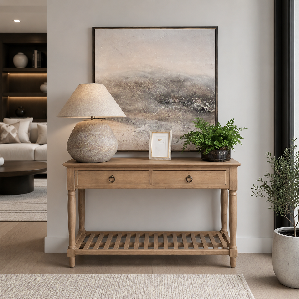 Voyager 2 Drawer Console Table 120cm