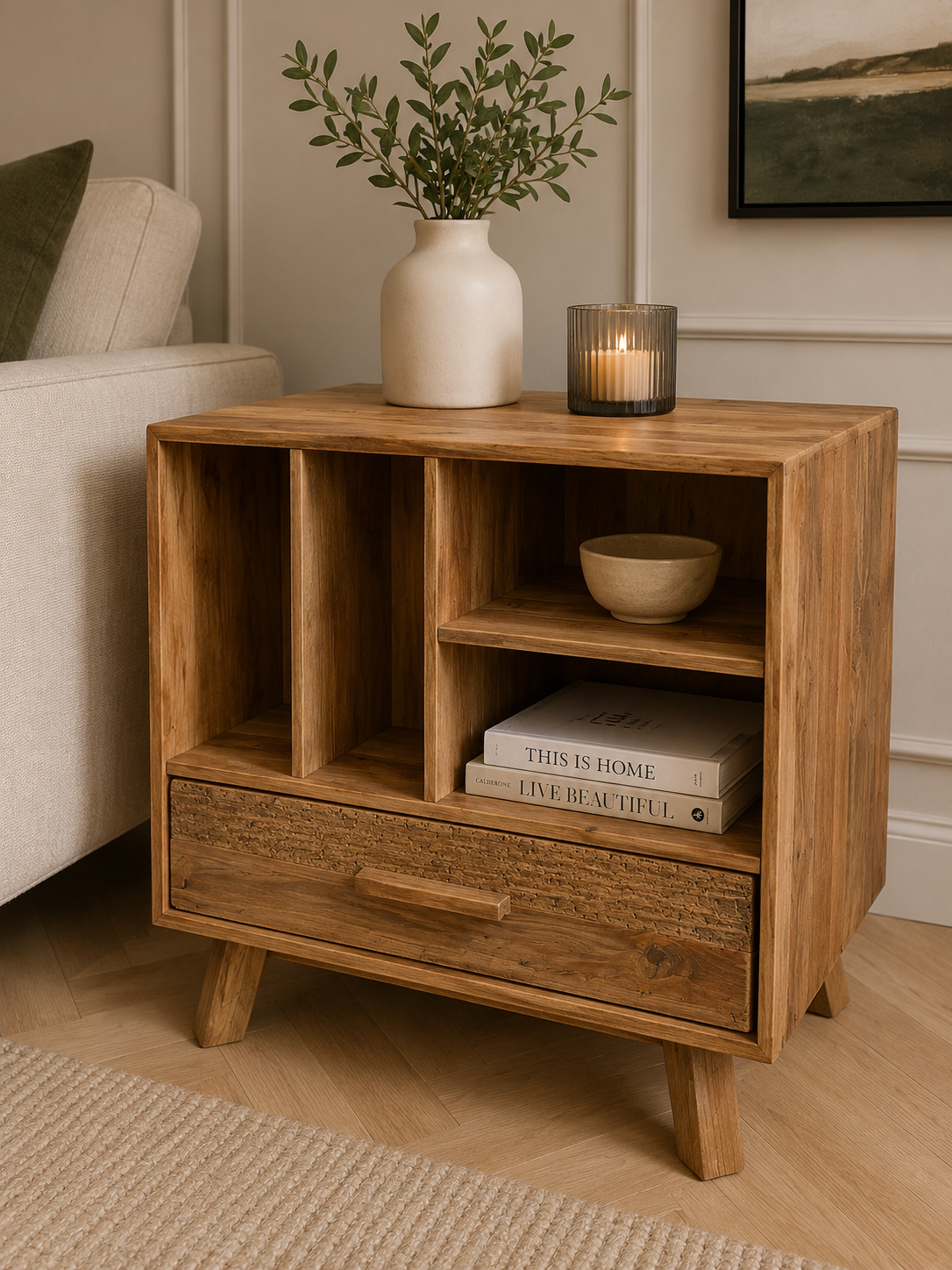 Barnwood Side Table