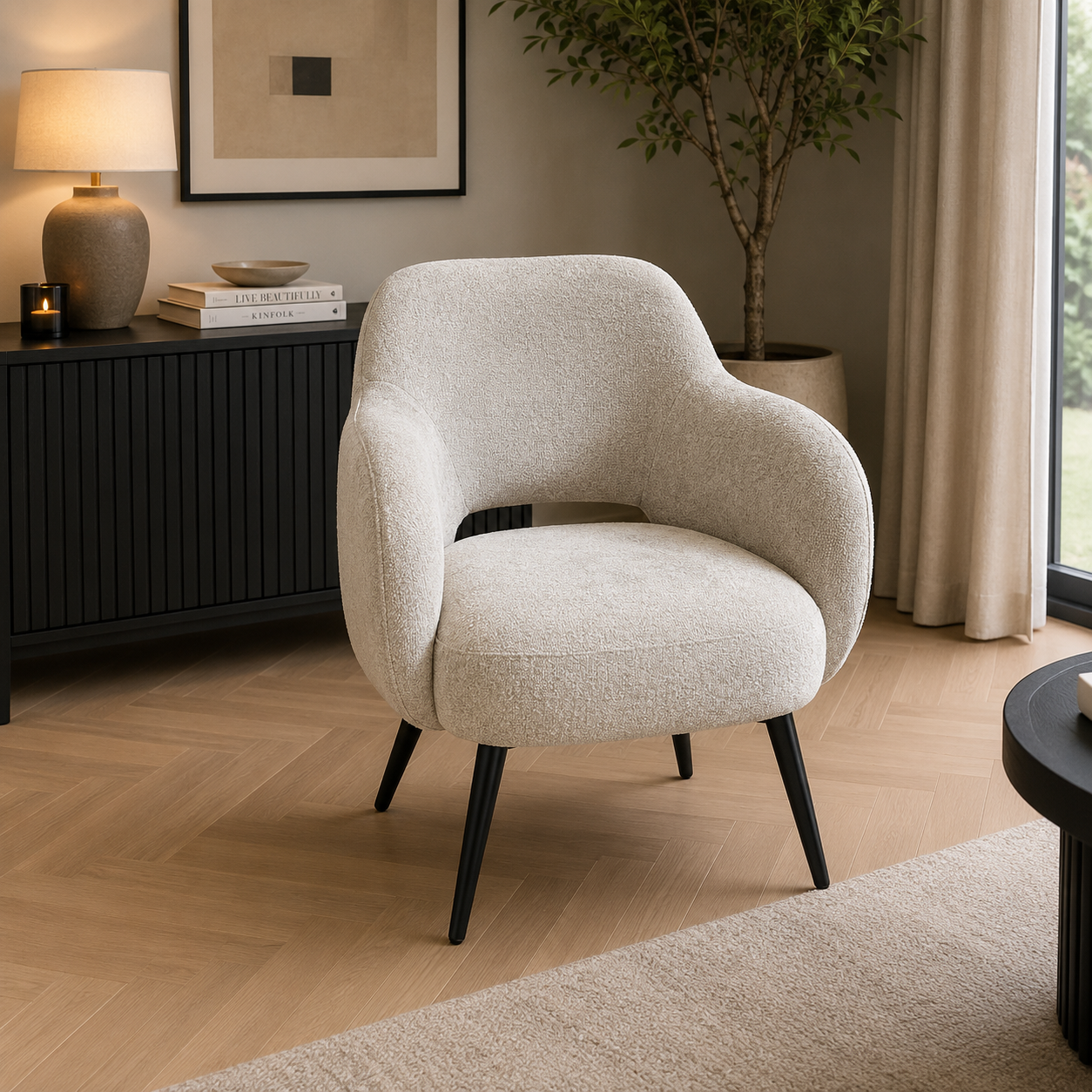 Conard Tub Chair Beige