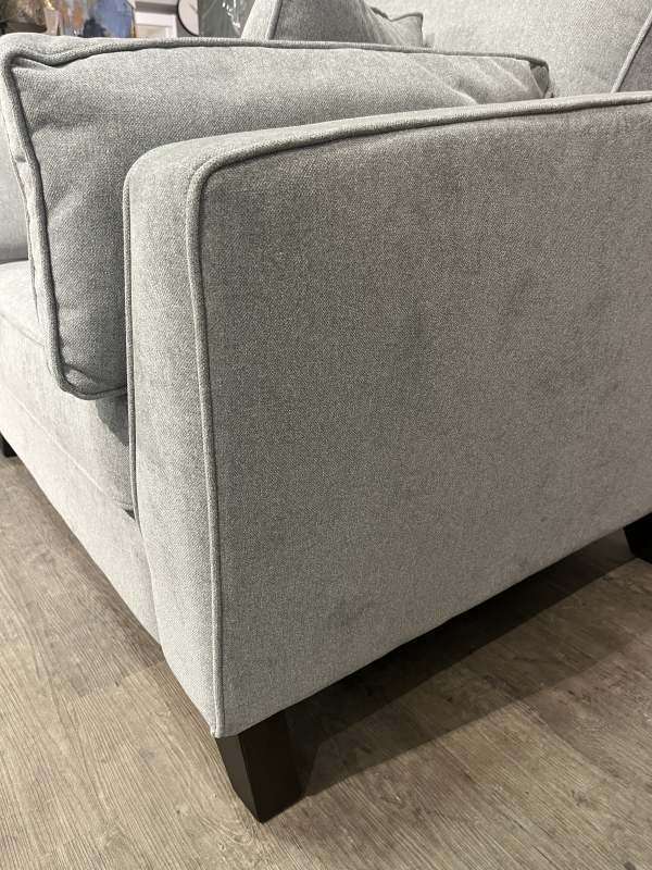 Birch 4 Seater Sofa Light Grey