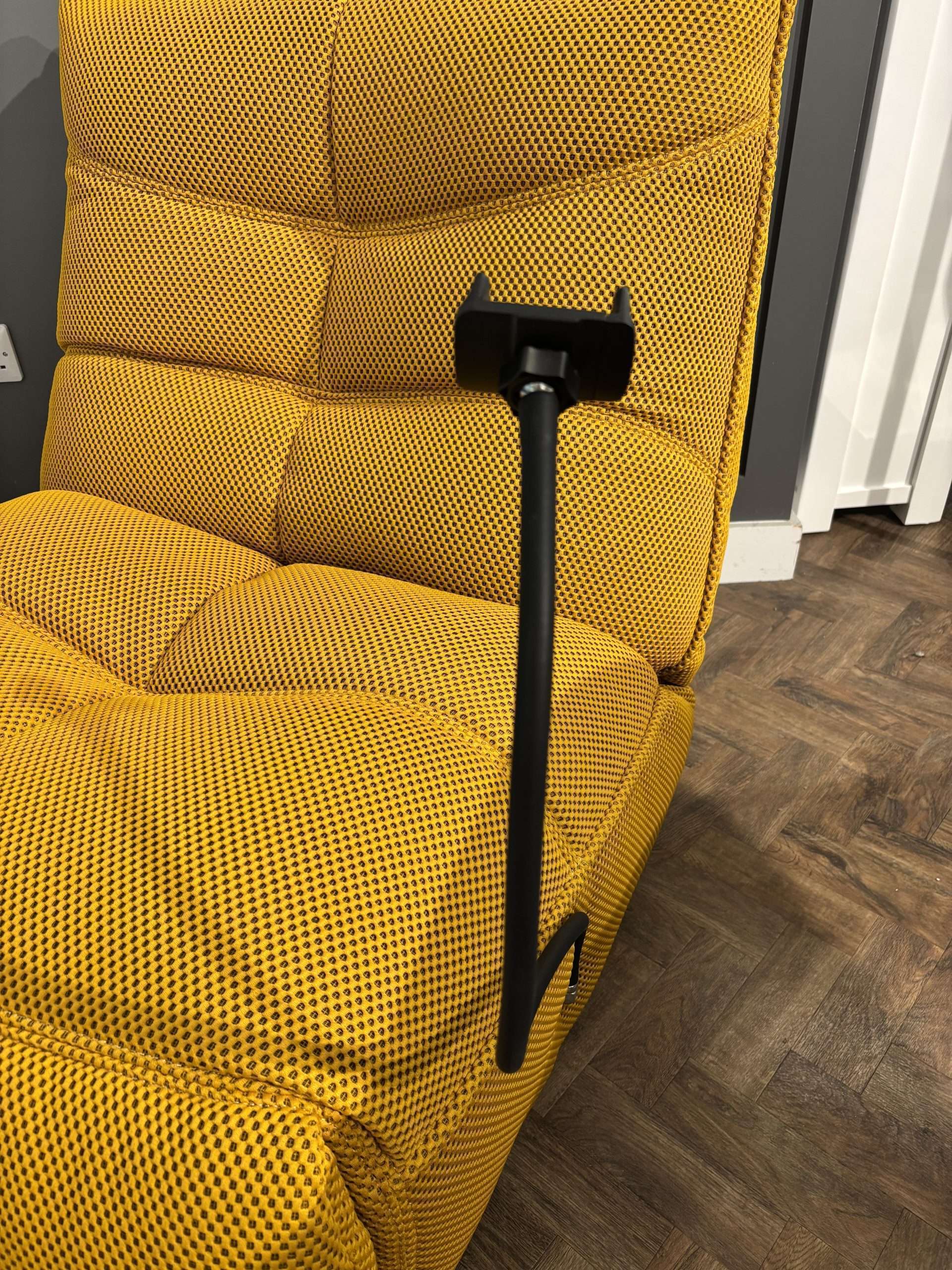 Simba Glider Manual Recliner Mustard Chair