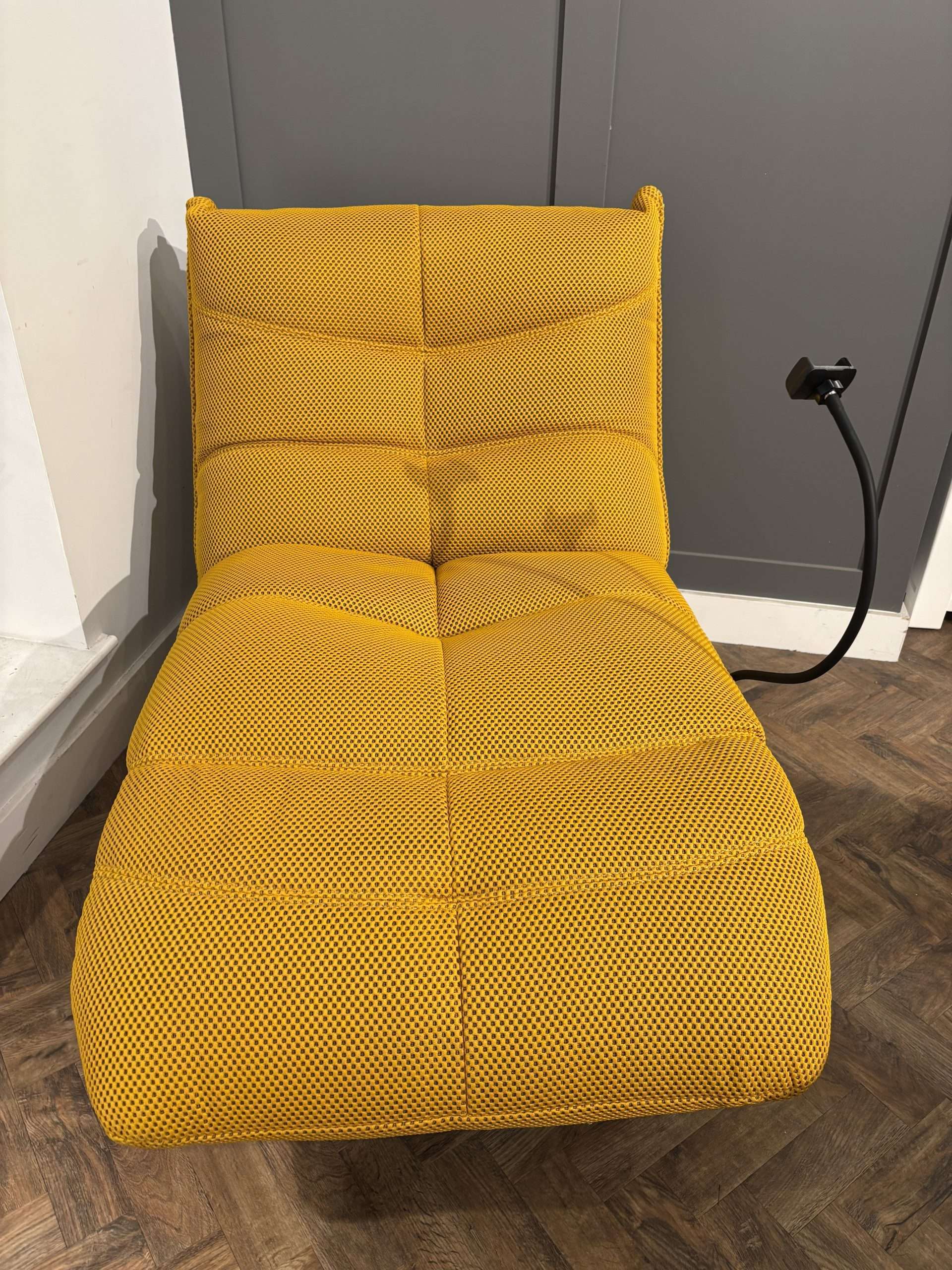 Simba Glider Manual Recliner Mustard Chair