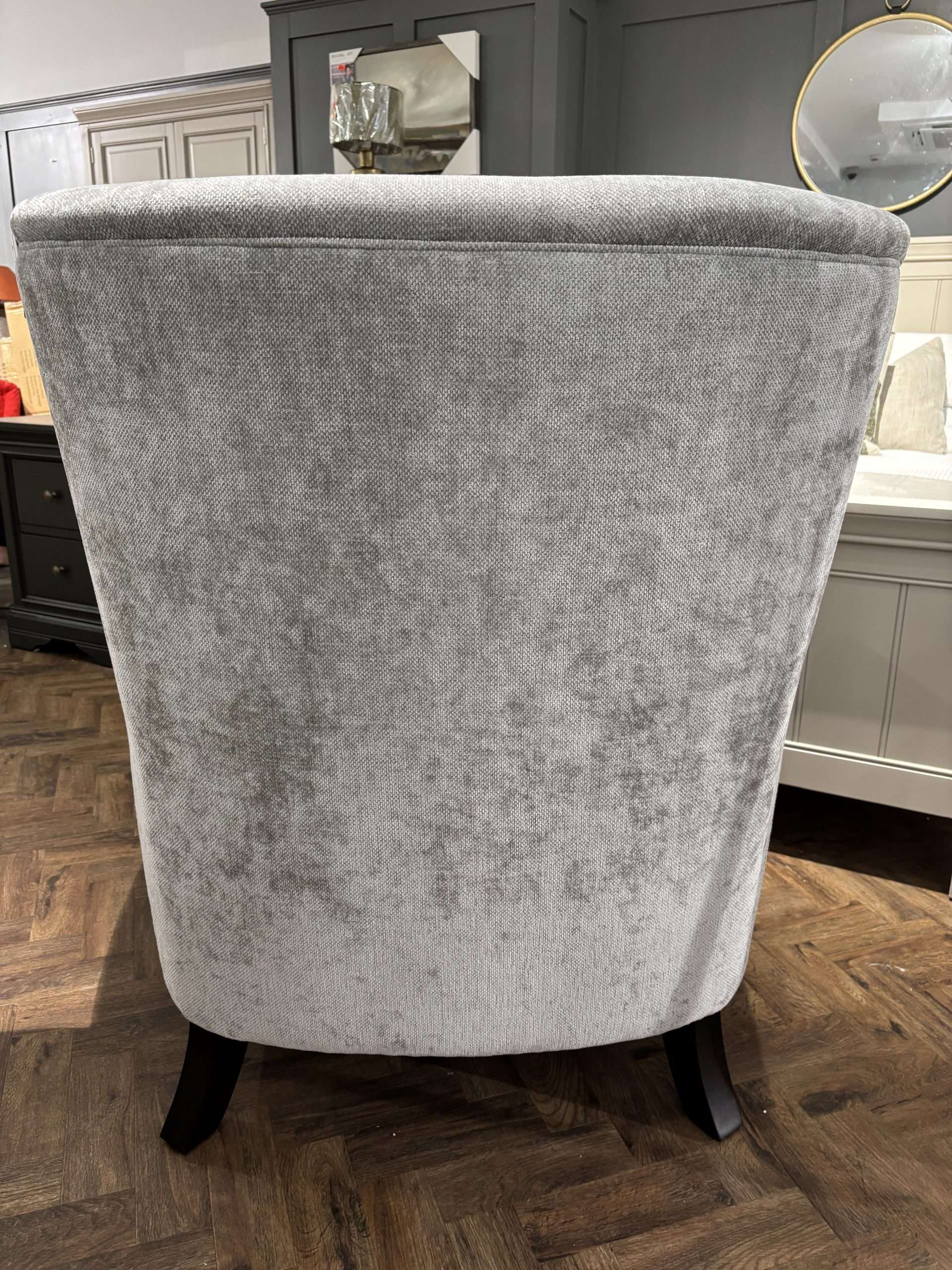 Westland Chenille Grey Armchair