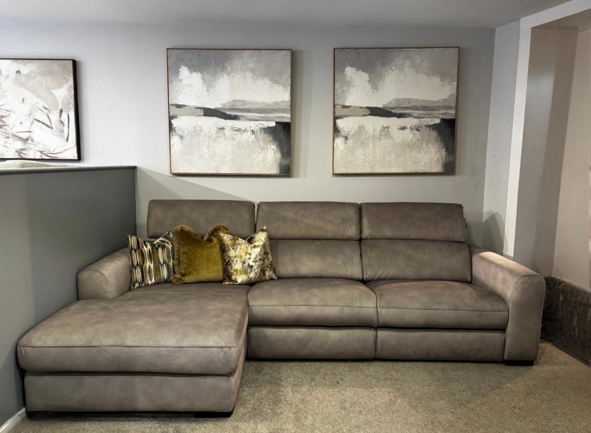 Ruben Chaise Electric Recliner Sofa Left Facing